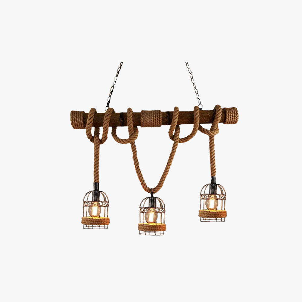 Rustic Metal Hanging Light Fixture - Luxicro
