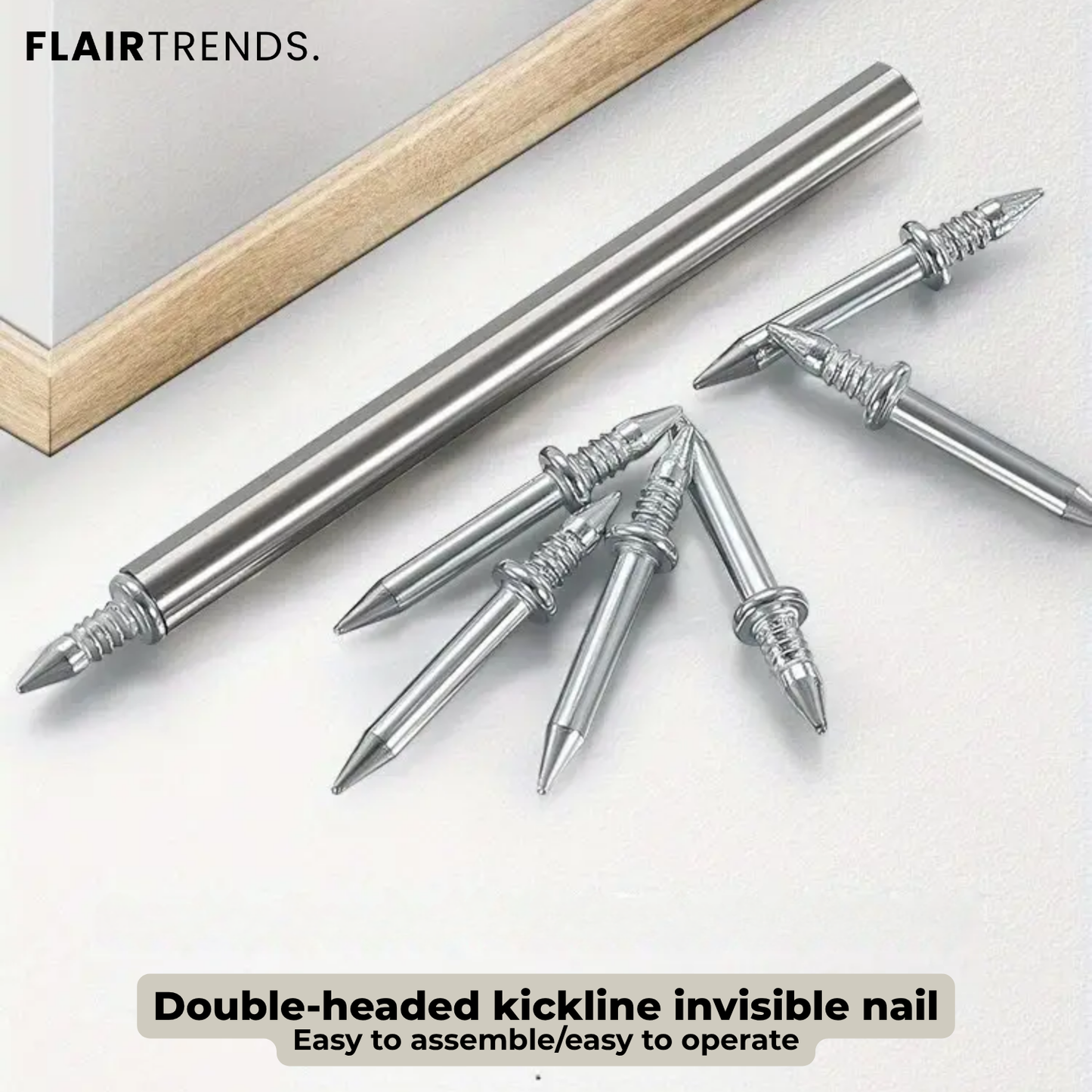 Simple Wall Fasteners - 100 Pack, No Drill Needed