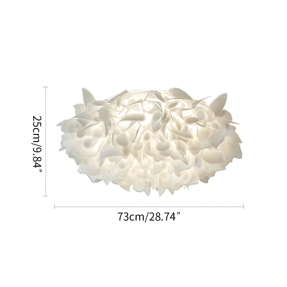 Elegant Floral LED Ceiling Fixture