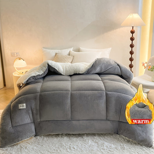 Cozy Plush Fleece Duvet Cover for Cold Winter Nights - Luxicro