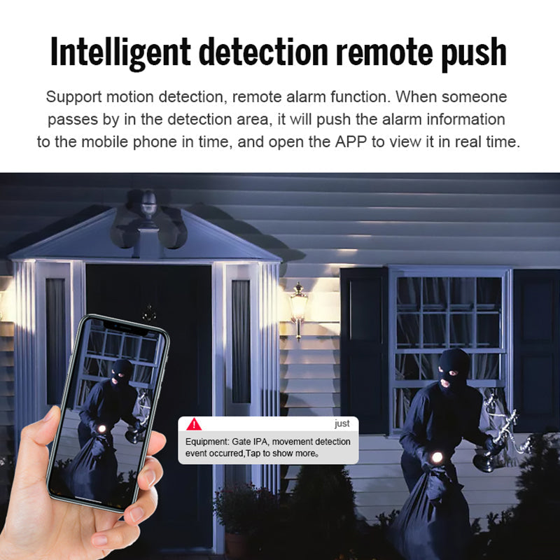 Compact Wireless Motion Night Vision Security Camera - Luxicro