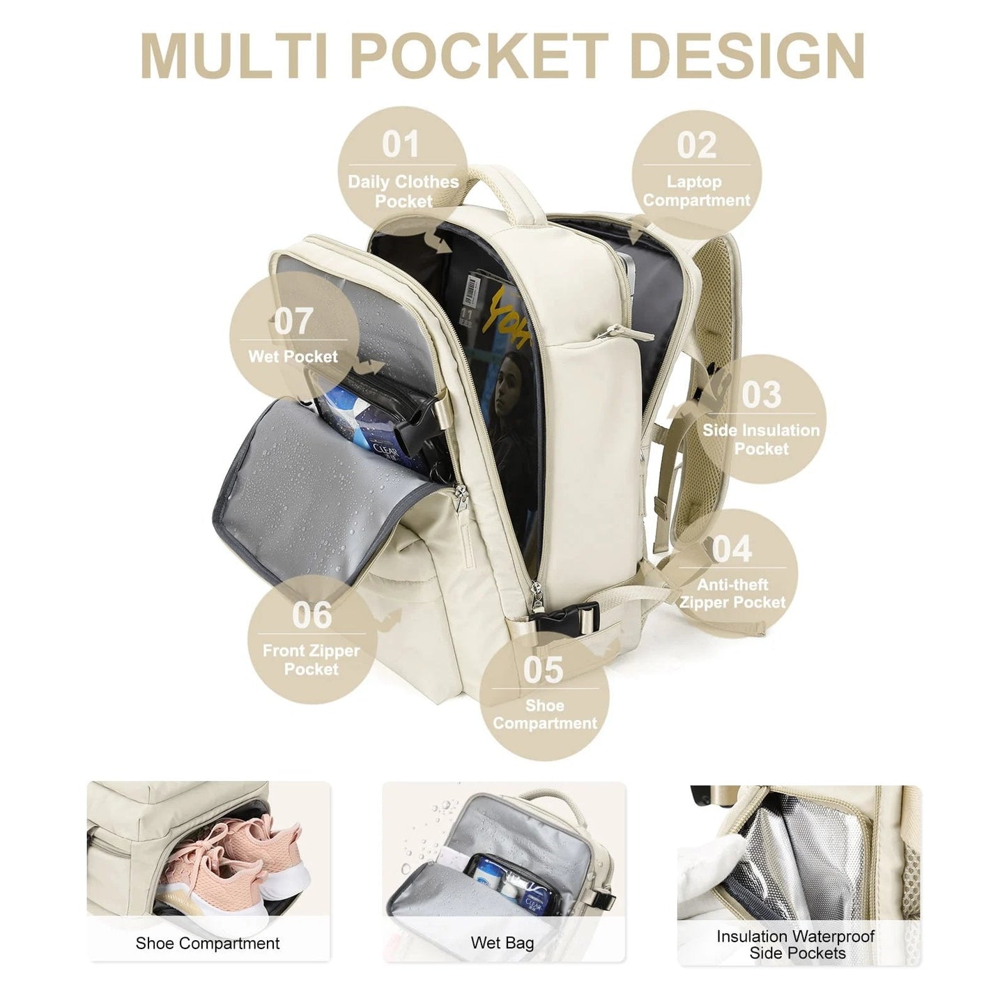 Waterproof Ladies Trekking Daypack