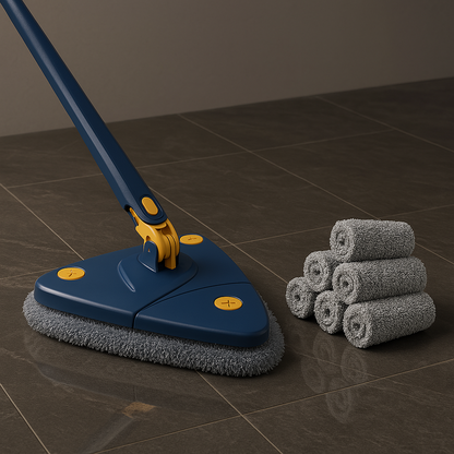Rotating Head Mop - Quick Floor Cleaning Tool - Luxicro