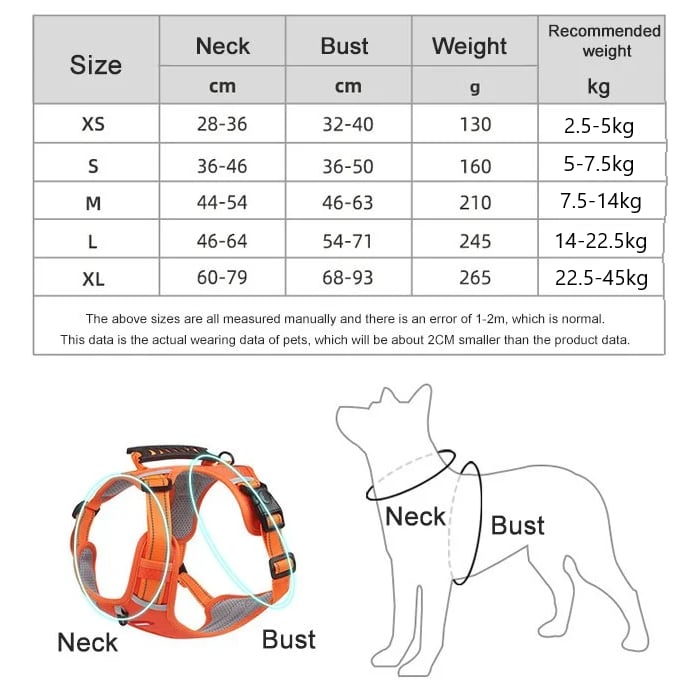 Cozy No Pull Dog Harness for Pets - Luxicro