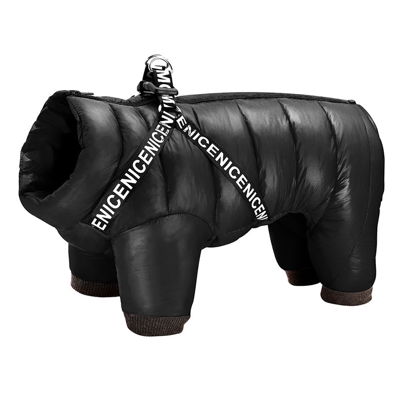 Cozy Fleece Lined Dog Coat for Cold Winter Days