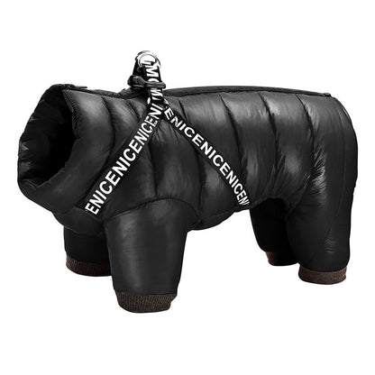 Cozy Fleece Lined Dog Coat for Cold Winter Days
