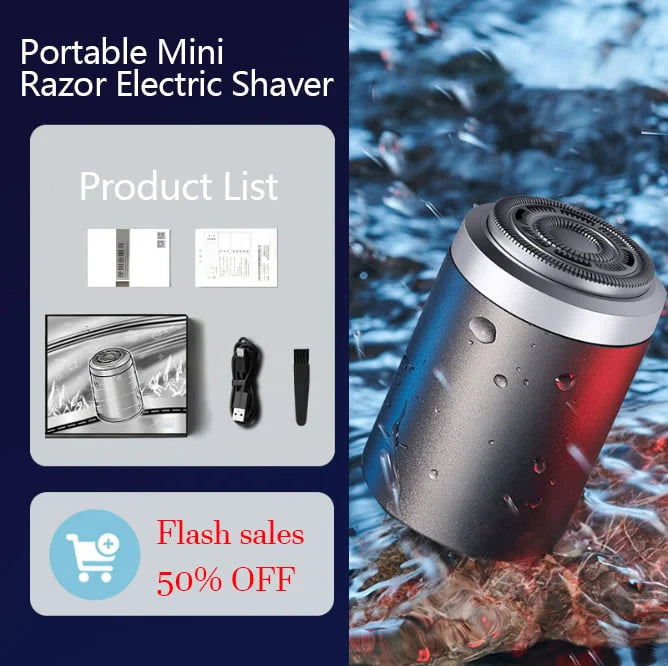Compact Travel Razor for Close Shave