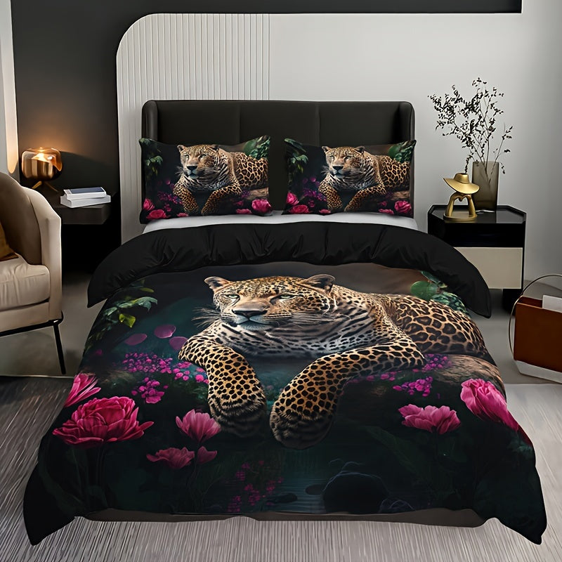 Colorful Patterned 3 Piece Bedding Set