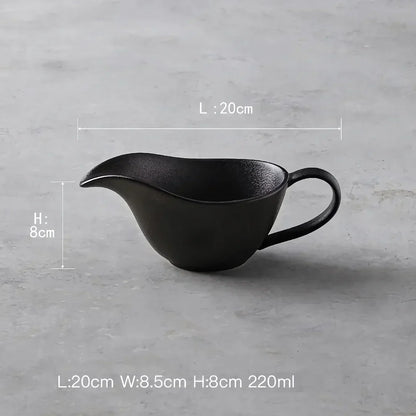 Elegant White Ceramic Sauce Dish - Luxicro