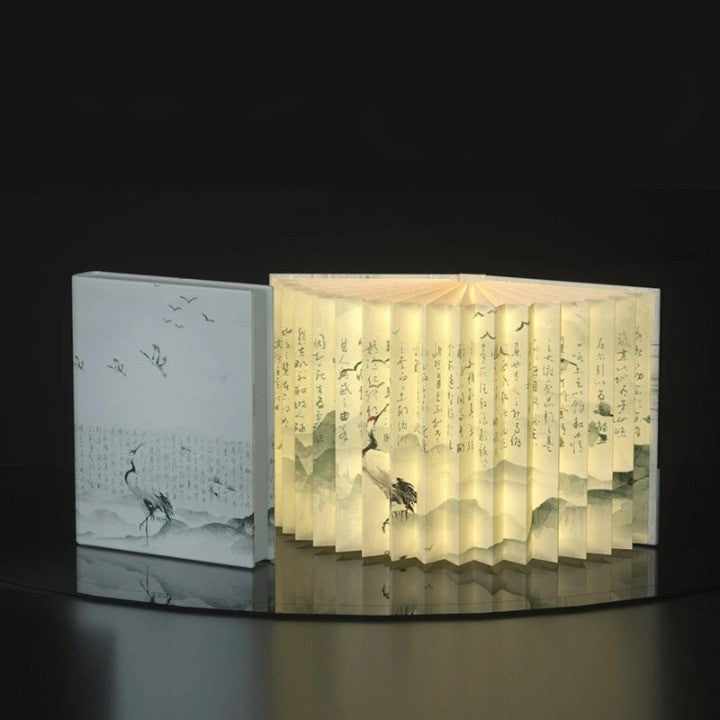 Portable Foldable Reading Lamp Table