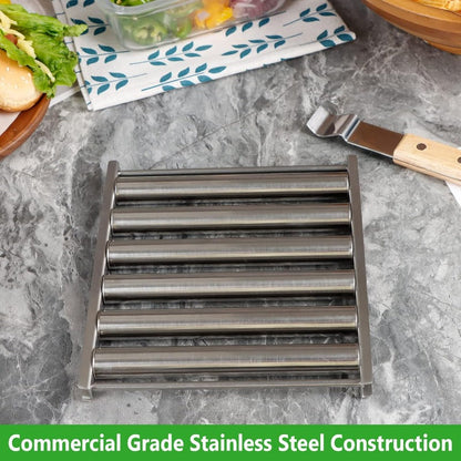 Simple Rotating Hot Dog BBQ Grill Tray