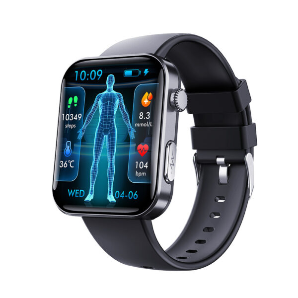 Advanced Health Smartwatch with BP and Blood Sugar Tracker