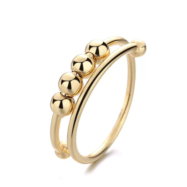 Relaxing Therapy 4 Bead Anxiety Relief Ring