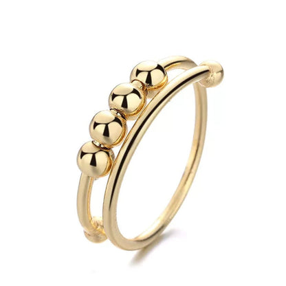 Relaxing Therapy 4 Bead Anxiety Relief Ring