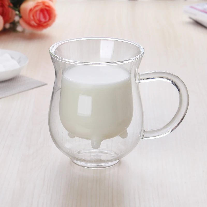 Farm Fresh Cow Pattern Coffee Mug - Luxicro