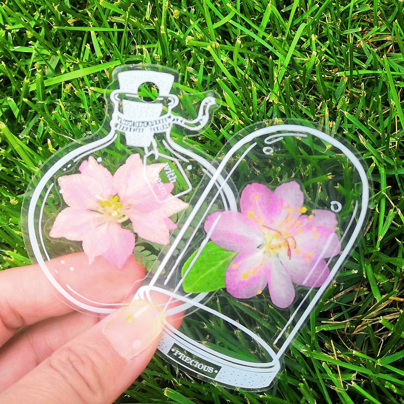 Delicate Flower Design Bookmark