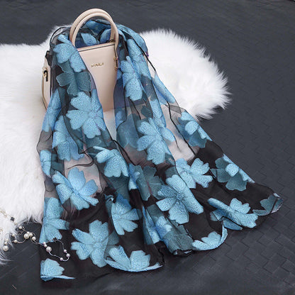 Beautiful Soft Floral Scarf