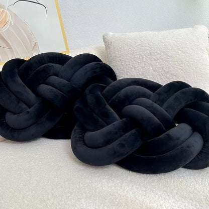 Soft White Pillow with Decorative Buttons