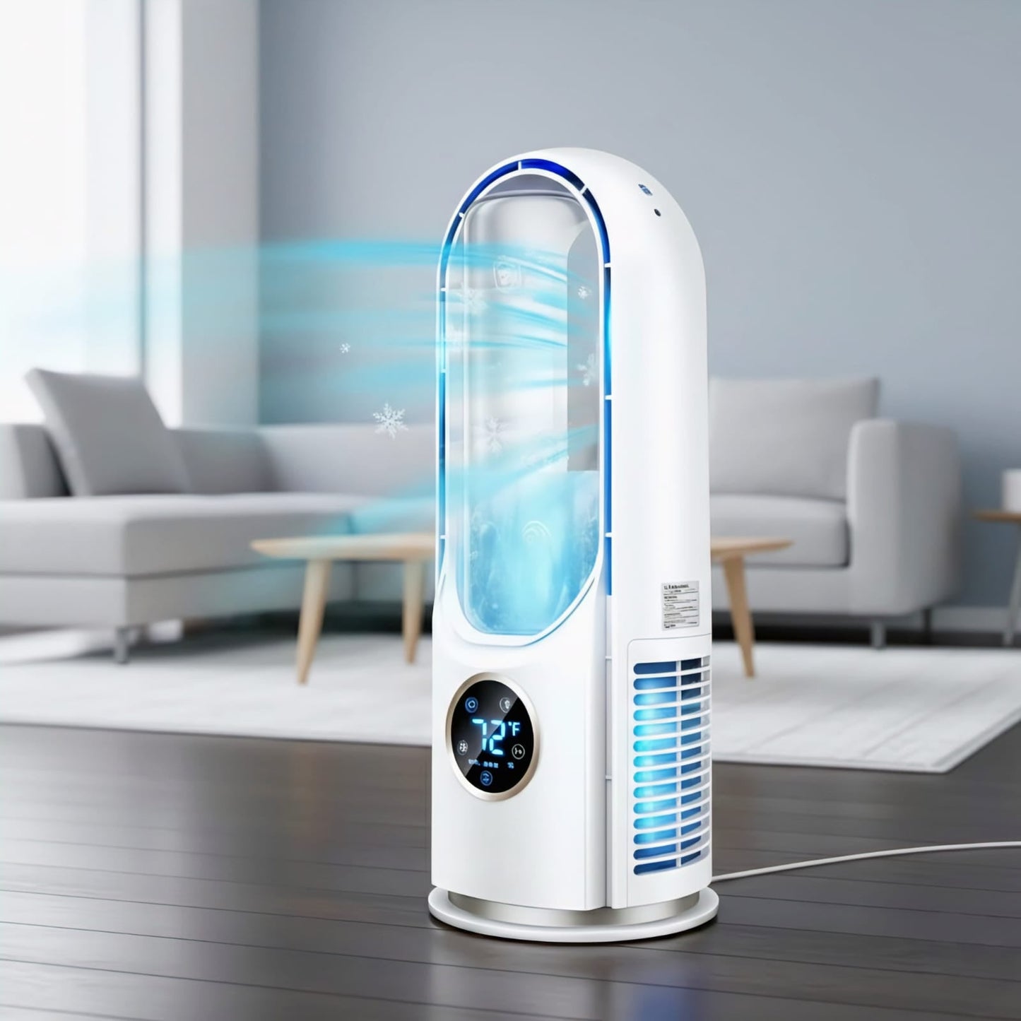 Compact Quiet Personal Air Fan Cooler