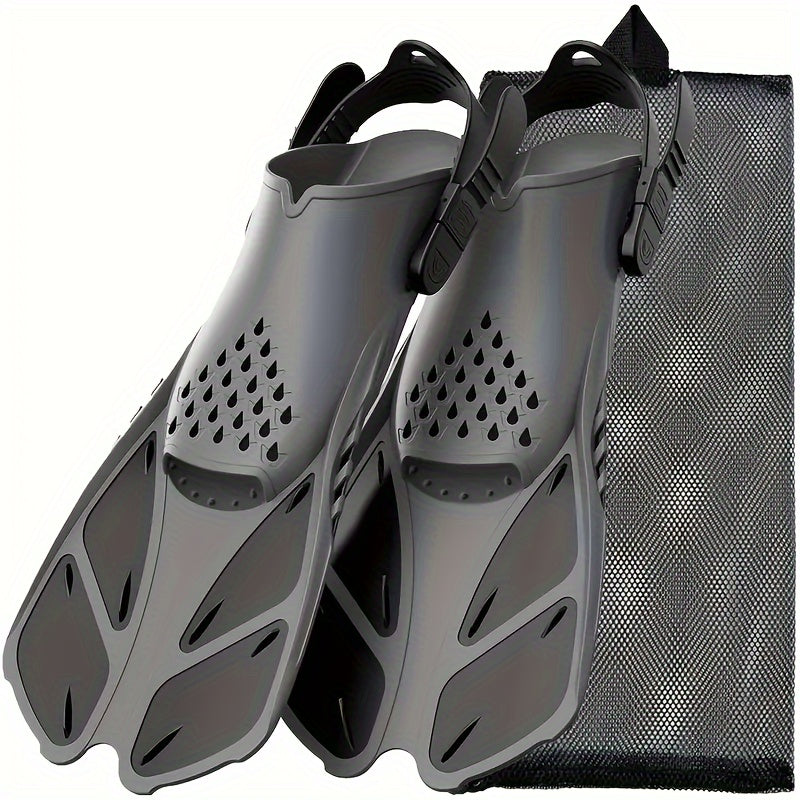 Compact Unisex Snorkel Fins for Travel
