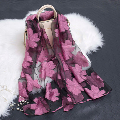 Beautiful Soft Floral Scarf