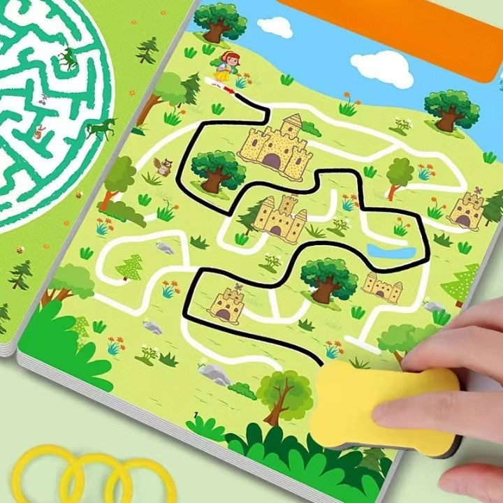 Fun Interactive Puzzle Book for Kids