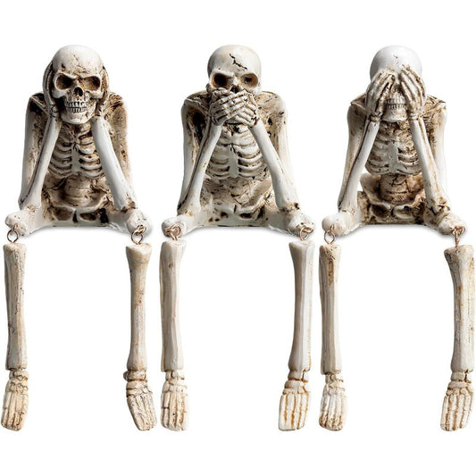 Creepy Decorative Skull Figurines - Luxicro