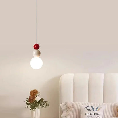 Round Glass Pendant Lamp for Soft Lighting - Luxicro