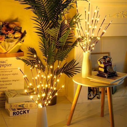 Warm Ambient Wooden Table Light