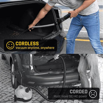 Compact Car Vacuum Cleaner Cordless Lightweight Design
