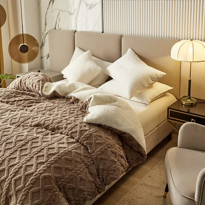 Cozy Double Sided Duvet Cover Set