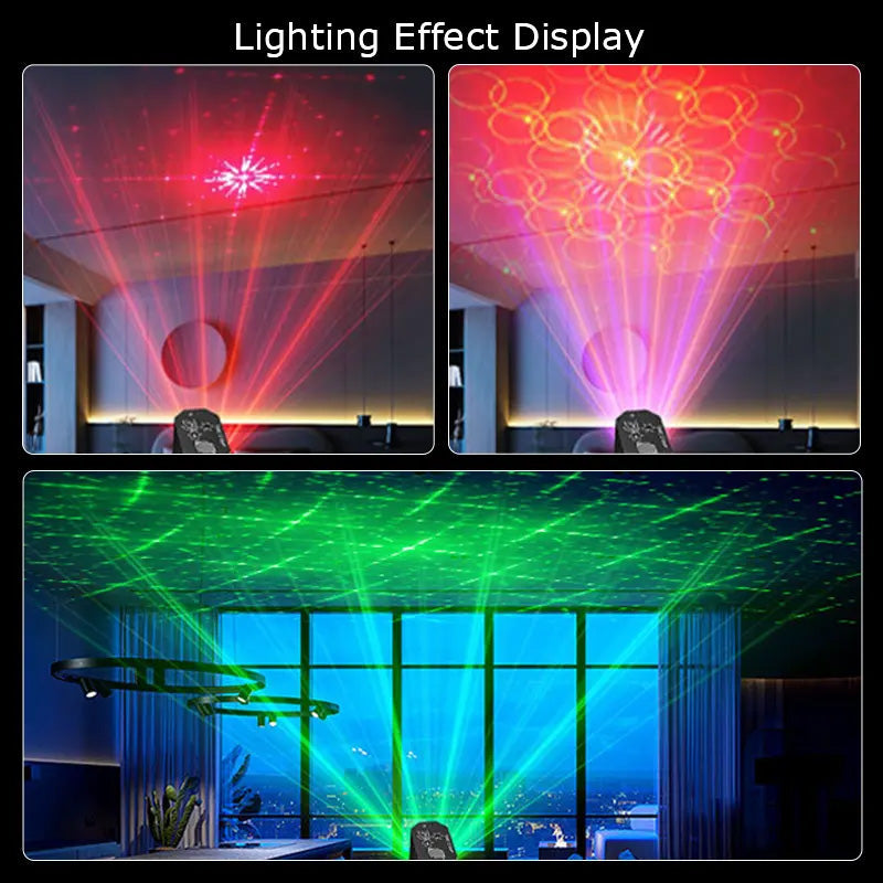 Compact USB Rechargeable Party Laser Lamp