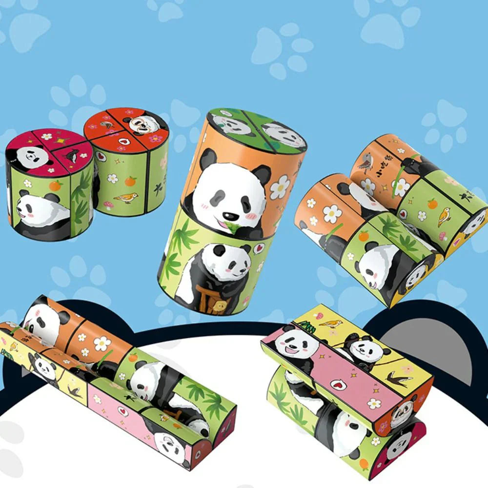 Fun Kids Puzzle Toy Cube with Animal Designs