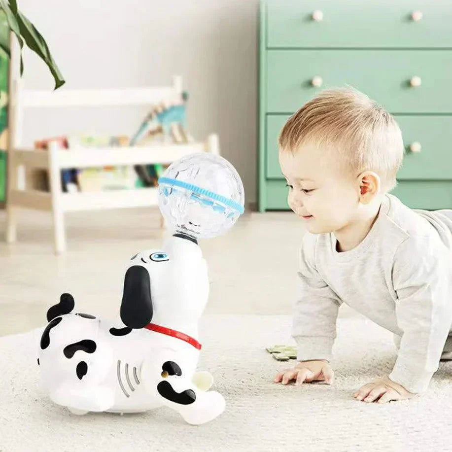 Fun LED Dog Toy with Bouncing Ball - Luxicro