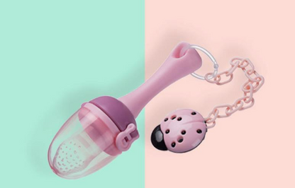 Soft Baby Teether and Food Feeder Set