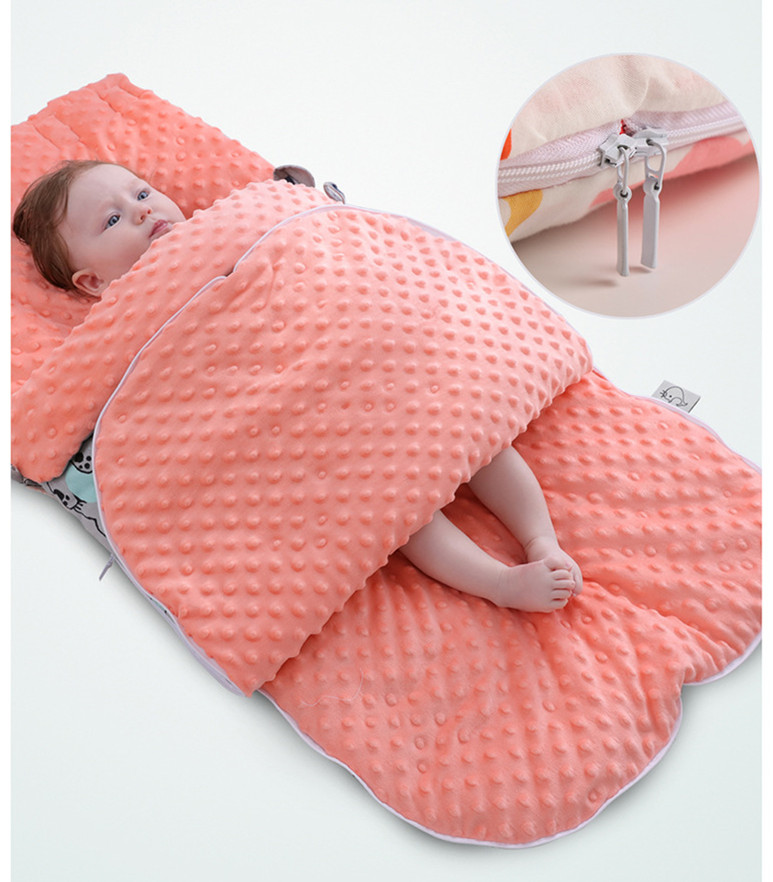 Soft Baby Sleep Sack with Hooded Blanket