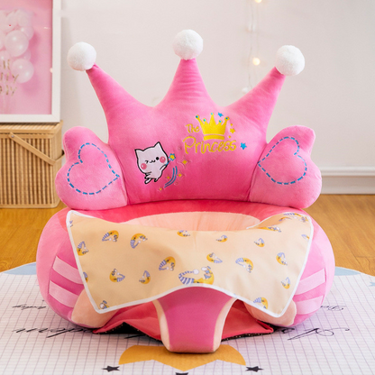 Cozy Baby Seat with Toy Bar - Soft Sitting Helper