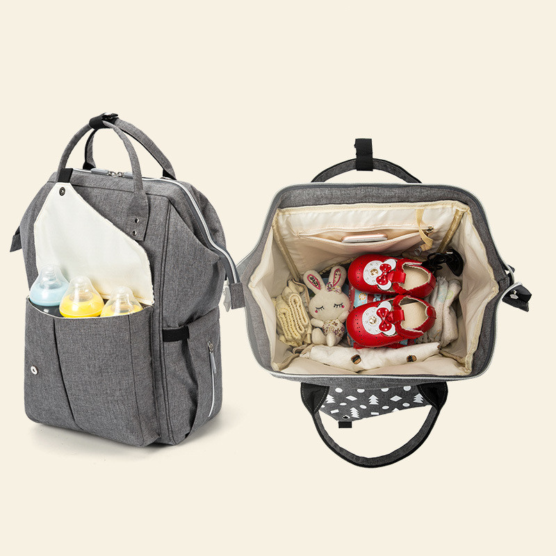 Convenient Diaper Bag with Built-in USB Charger