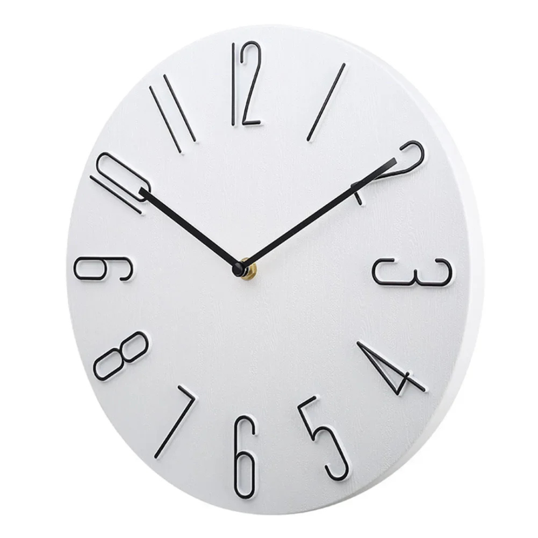 Colorful Large Wall Clock With Bold Design