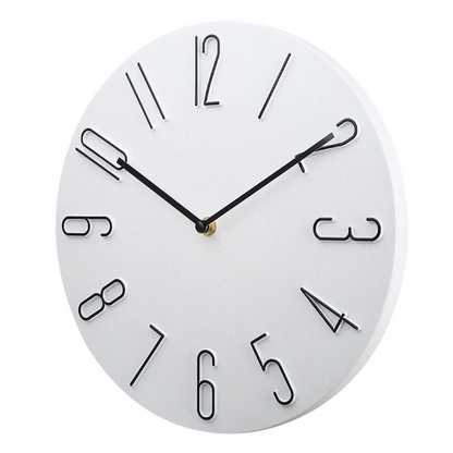 Colorful Large Wall Clock With Bold Design