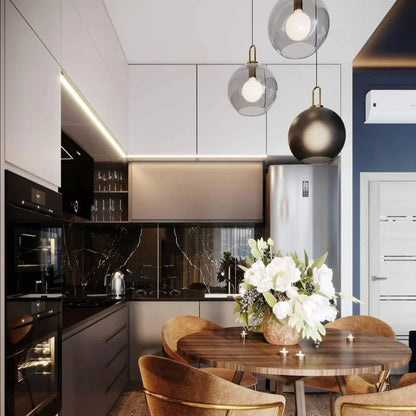 Modern Glass Pendant Light for Kitchen Island
