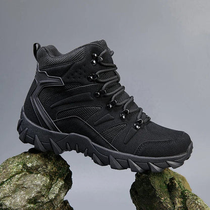 Durable Mens Hiking Boots - High Top Waterproof