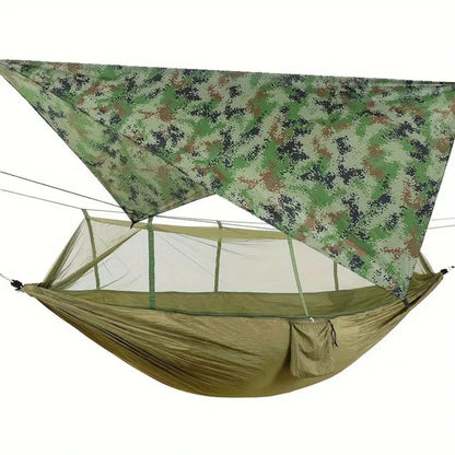 Durable Portable Camp Hammock with Bug Net