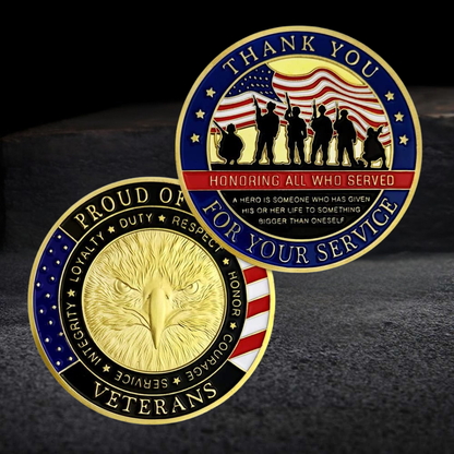 American Hero Challenge Coin Collection Set - Luxicro