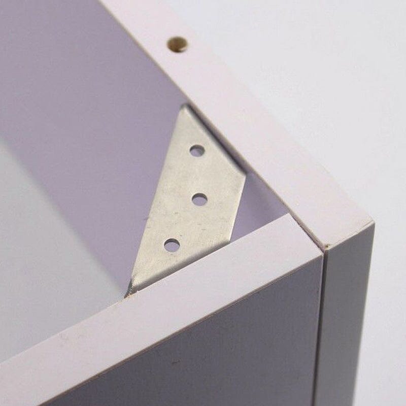 Durable Steel Corner Support for Shelves