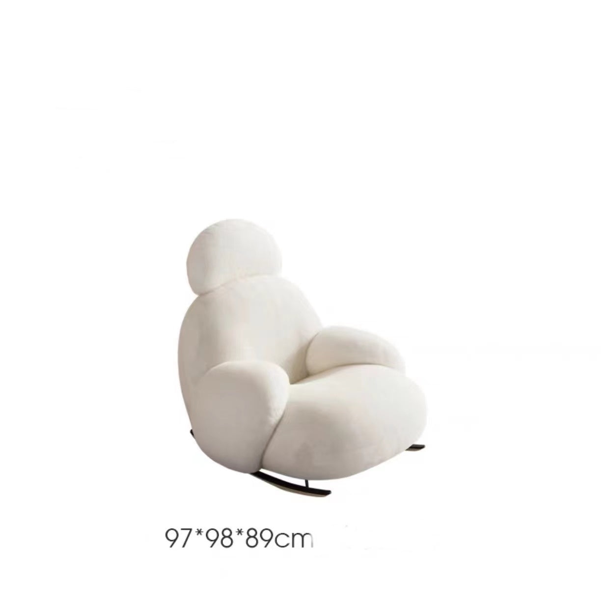 Soft Cushioned Recliner Rocking Chair