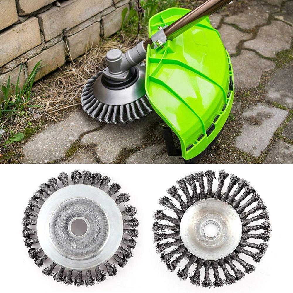 Heavy Duty Round Wire Weed Brush