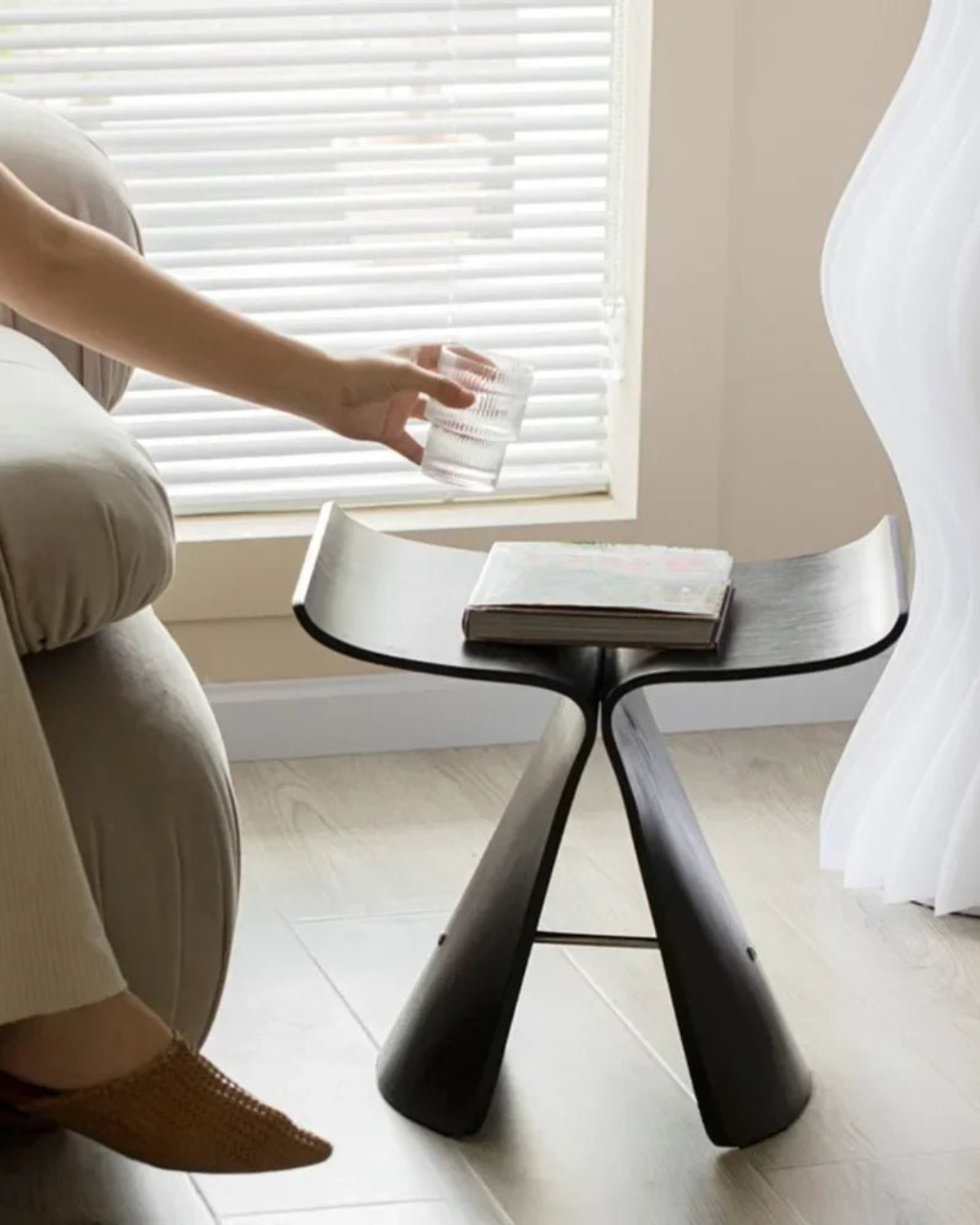 Vintage Floral Side Table