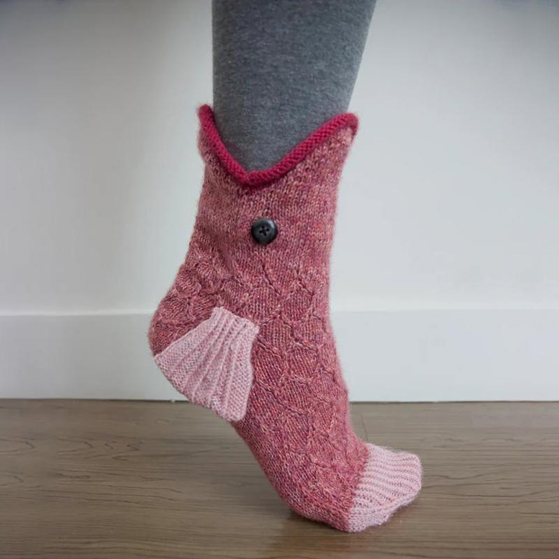 Warm Fun Animal Print Winter Socks