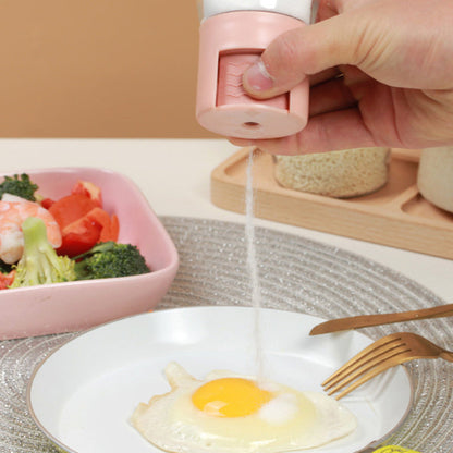 Small Clear Glass Spice Container for Kitchen